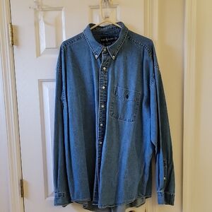 Ralph Lauren Polo Denim Long Sleeve Big Shirt